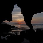 Sonnenuntergang aus Höhle 2